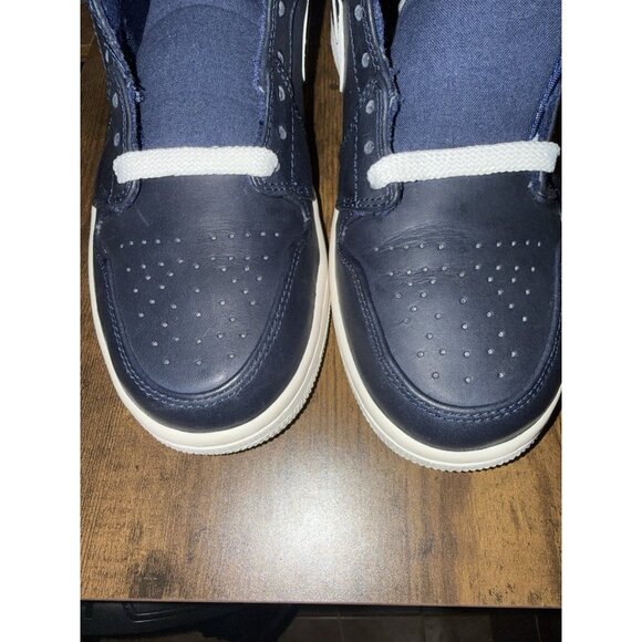 NIKE AIR JORDAN 1 RETRO HIGH JETER RE2PECT Navy Shoes 8.5 715854 402 Yankees - Picture 16 of 16